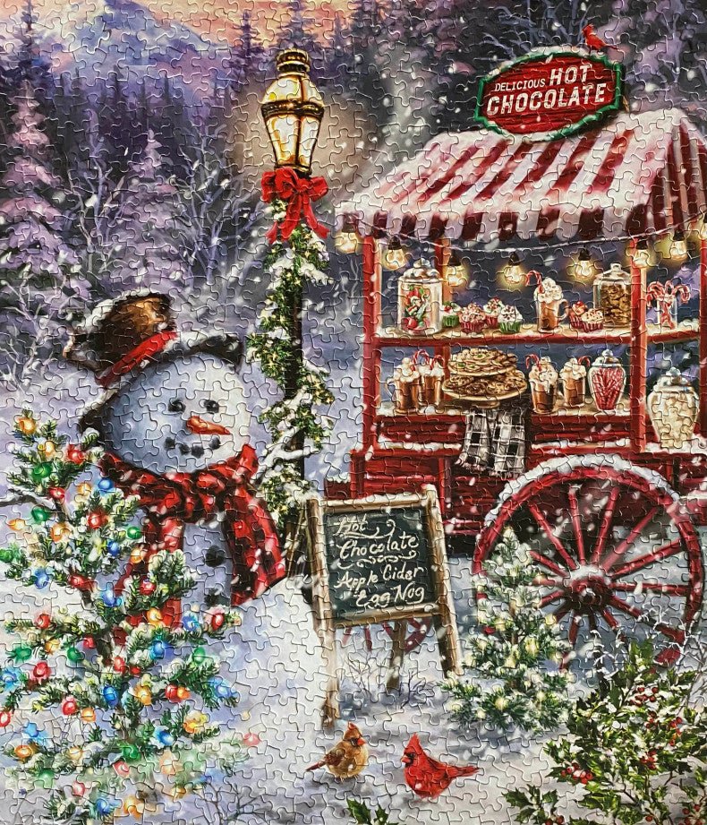 Hot Chocolate Stand 1000 Piece Jigsaw Puzzle by Springbok Puzzles - Springbok Puzzles - Jigsaw Puzzles - The Puzzle Center -