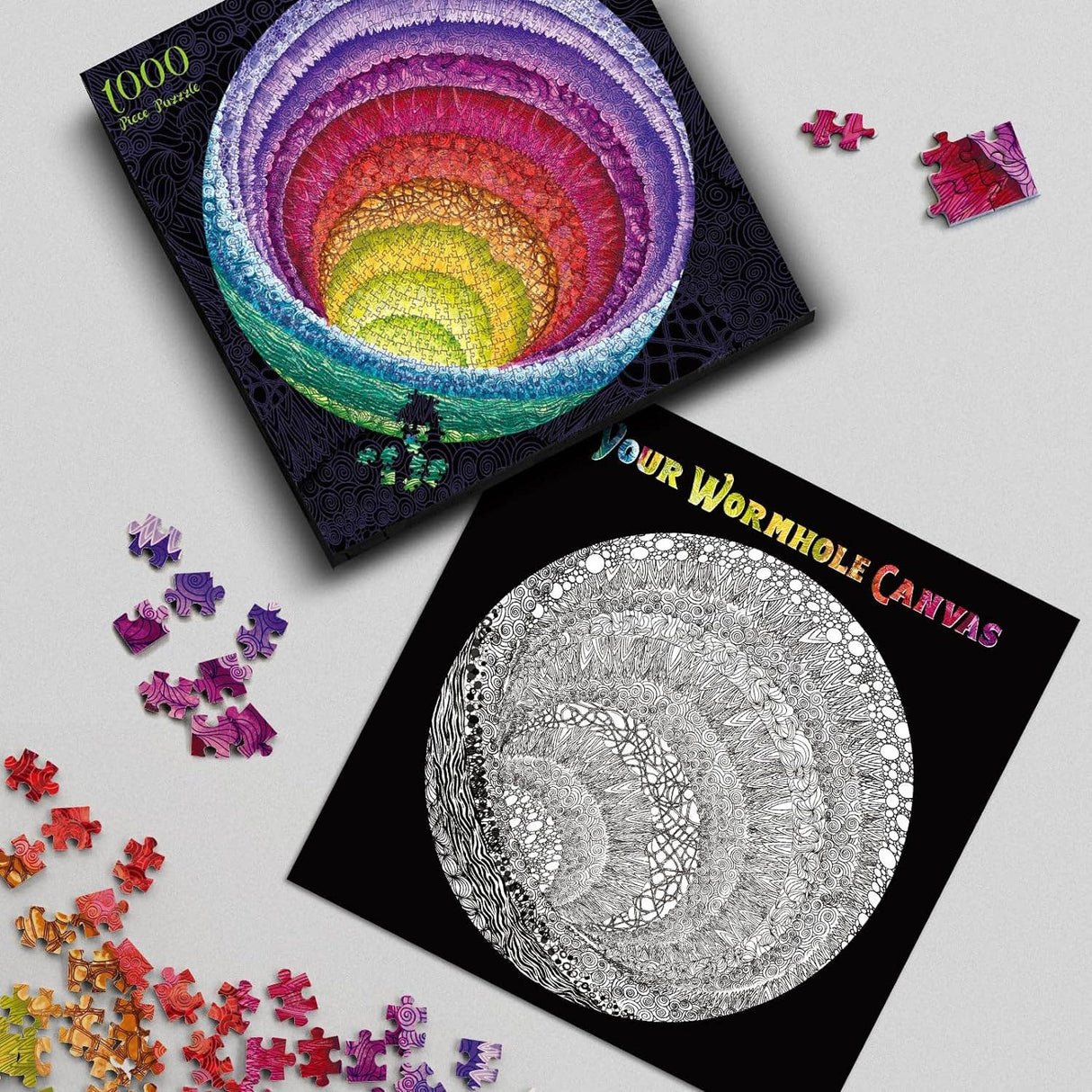 Hue Wormhole 1000 Piece Jigsaw Puzzle | Antelope Puzzle - Jigsaw Puzzles - The Puzzle Center