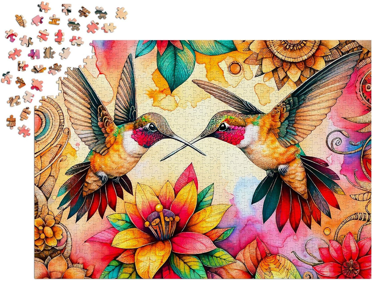 Hummingbird Haven 1000 Piece Jigsaw Puzzle | Enjoy Puzzles - Jigsaw Puzzles - The Puzzle Center