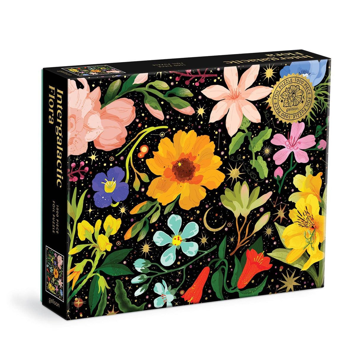 Intergalactic Flora 1000 Piece Foil Puzzle by Galison - Galison - Jigsaw Puzzles - The Puzzle Center -