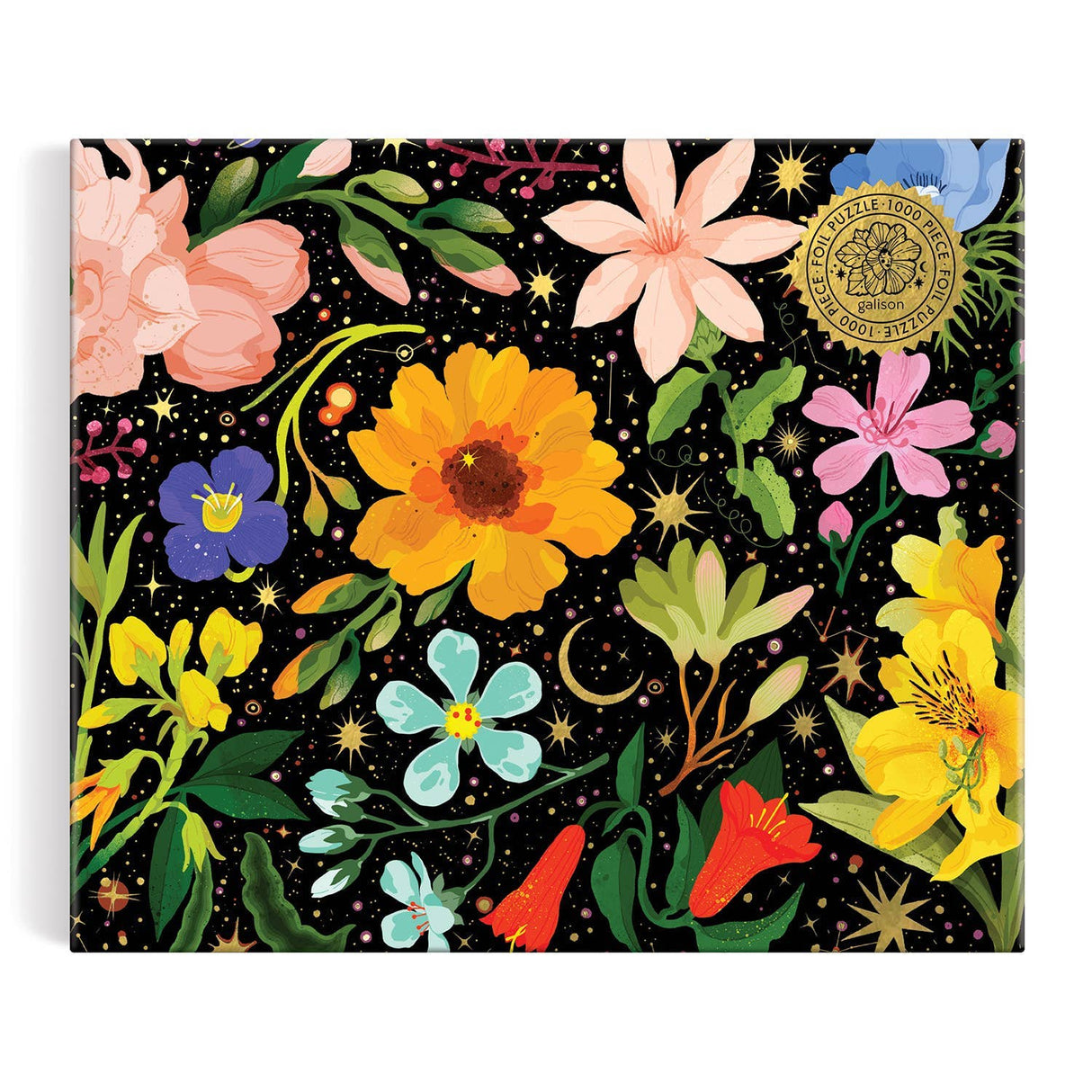 Intergalactic Flora 1000 Piece Foil Puzzle by Galison - Galison - Jigsaw Puzzles - The Puzzle Center -