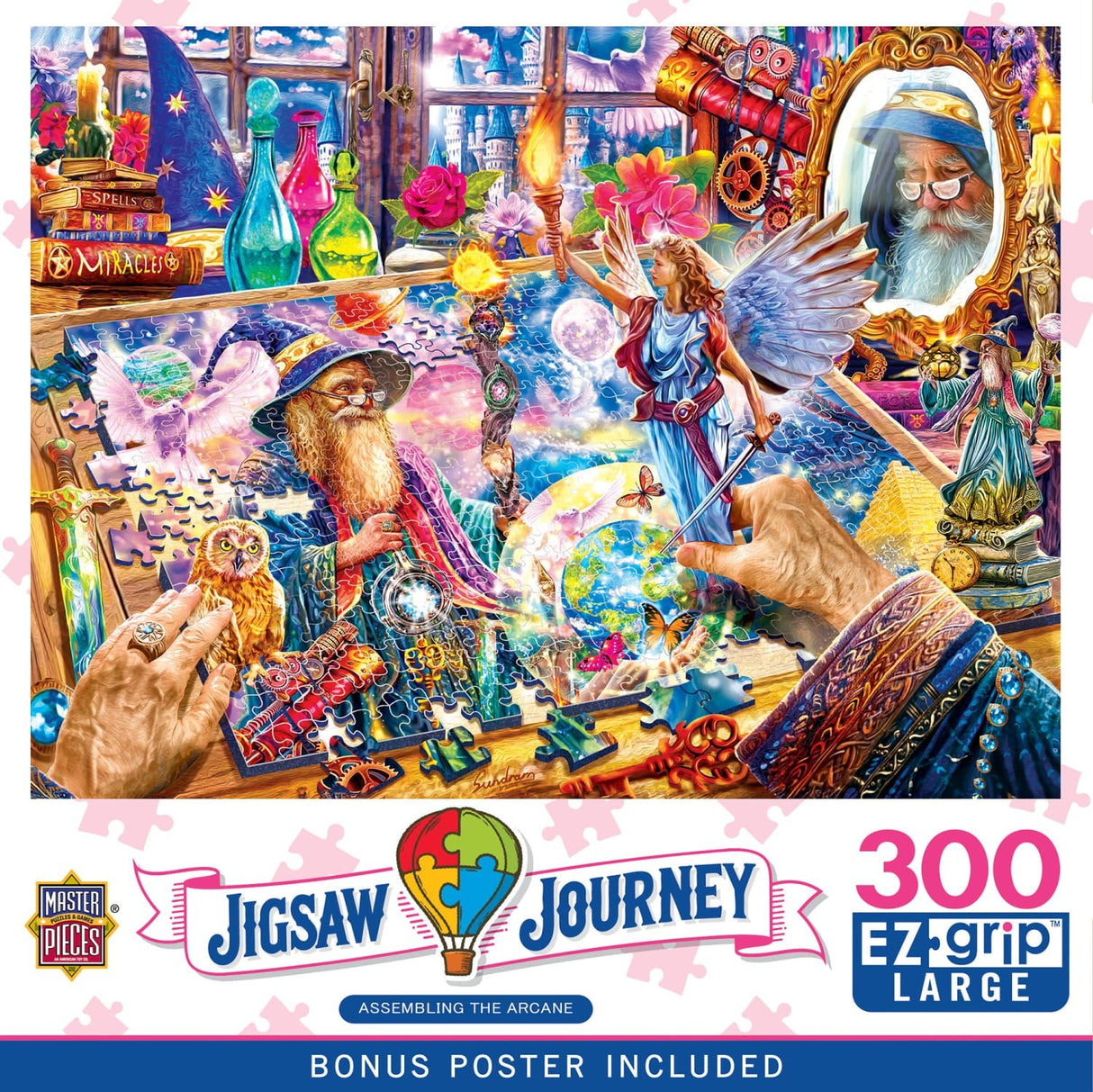 Jigsaw Journey Assembling the Arcane 300 Piece EZ Grip Jigsaw Puzzle | Masterpieces - Jigsaw Puzzles - The Puzzle Center