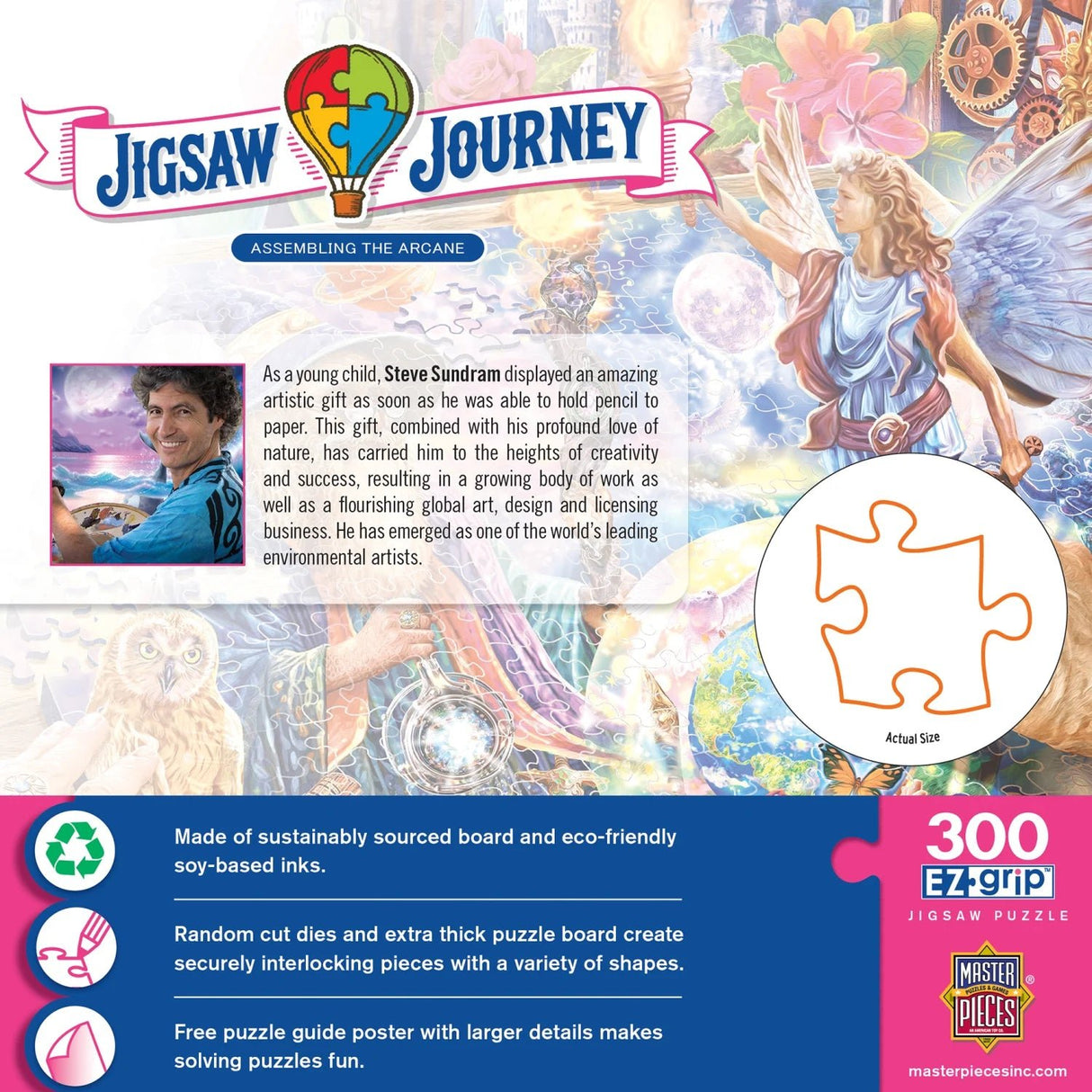 Jigsaw Journey Assembling the Arcane 300 Piece EZ Grip Jigsaw Puzzle | Masterpieces - Jigsaw Puzzles - The Puzzle Center