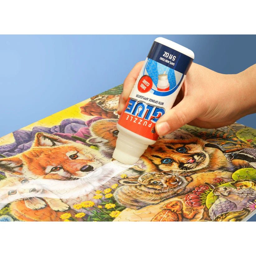 Jigsaw Puzzle Glue with Sponge Applicator 5 oz | Masterpieces - Puzzle Accessories - The Puzzle Center