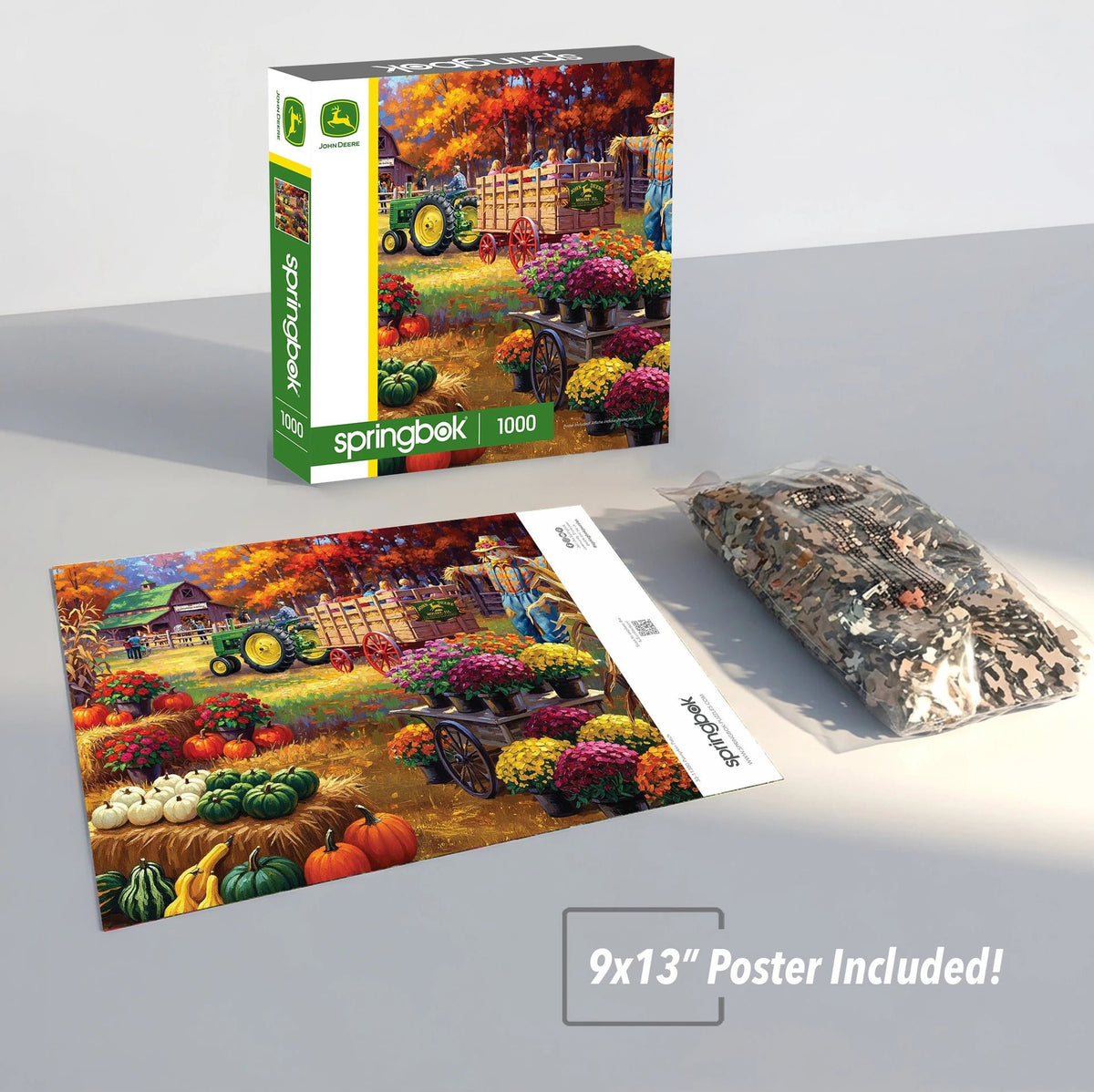 John Deere Pumpkin Patch 1000 Piece Jigsaw Puzzle | Springbok Puzzles - Jigsaw Puzzles - The Puzzle Center