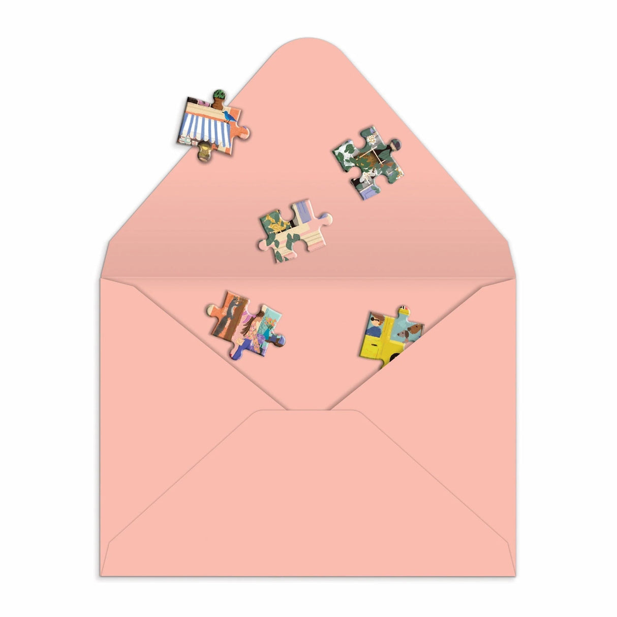 Joy Laforme Spring Street 60 Piece Greeting Card Puzzle | Galison - Greeting Card Puzzle - The Puzzle Center