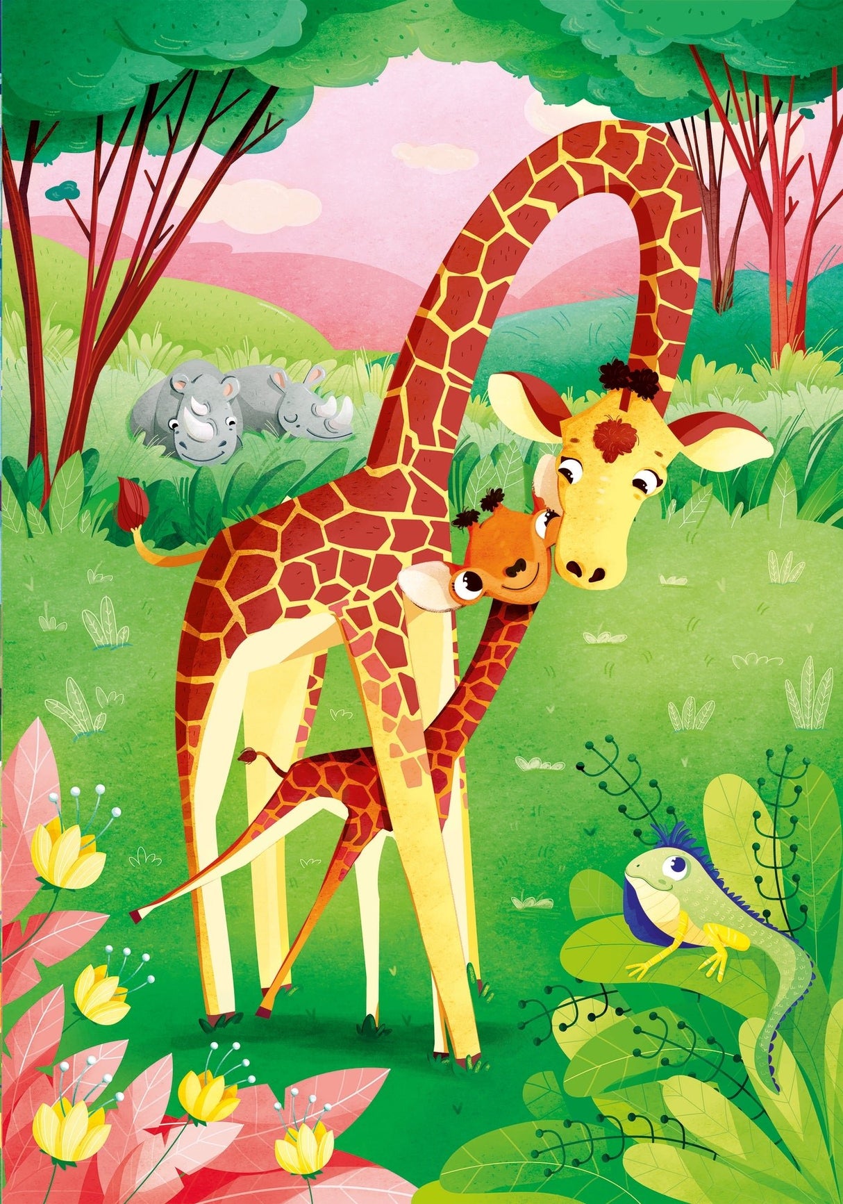 Jungle Friends 3x48 Piece Supercolor Puzzle by Clementoni - Clementoni - Jigsaw Puzzles - The Puzzle Center -