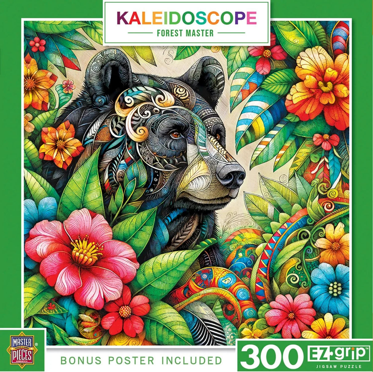 Kaleidoscope Forest Master 300 Piece EZ Grip Jigsaw Puzzle | Masterpieces - Jigsaw Puzzles - The Puzzle Center