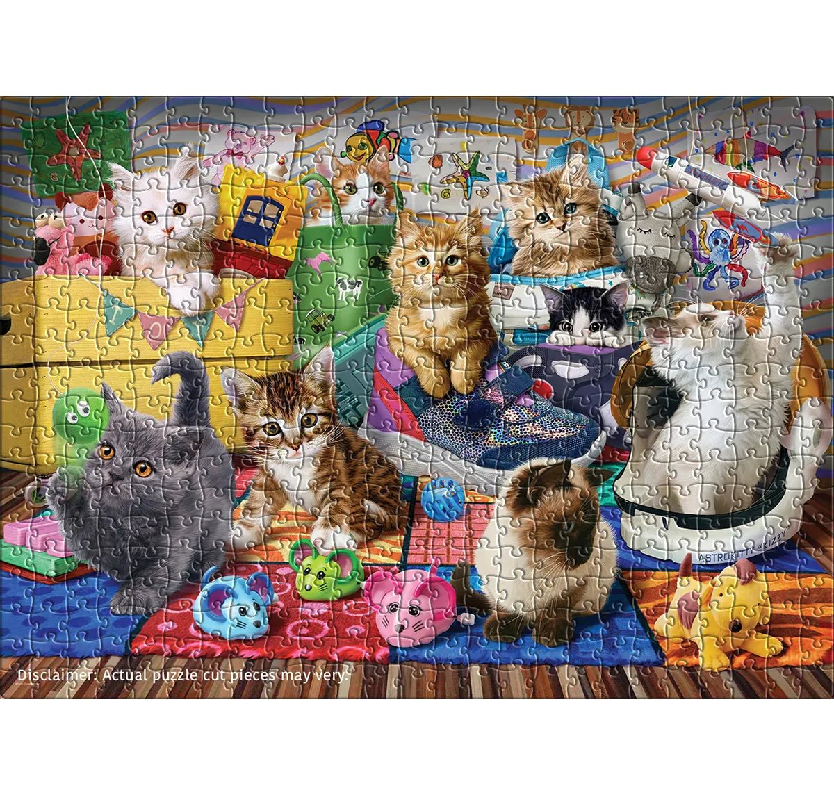 Kittens Playtime 500 Piece Jigsaw Puzzle | Eurographics - Jigsaw Puzzles - The Puzzle Center