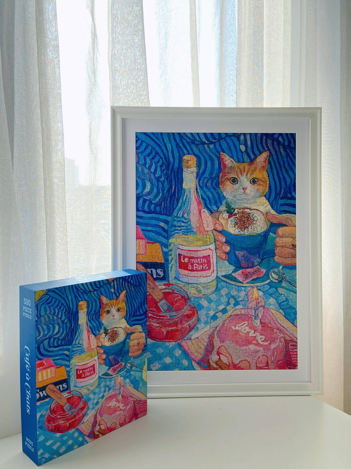 Kitty Café 500 Piece Puzzle | WEVE Puzzle - Jigsaw Puzzles - The Puzzle Center