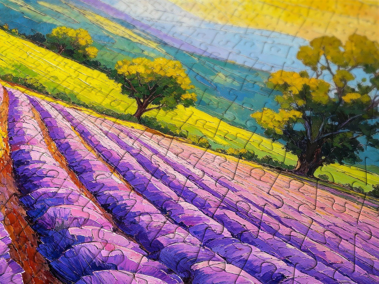Lavender Sunset 1000 Piece Jigsaw Puzzle | Enjoy Puzzles - Jigsaw Puzzles - The Puzzle Center