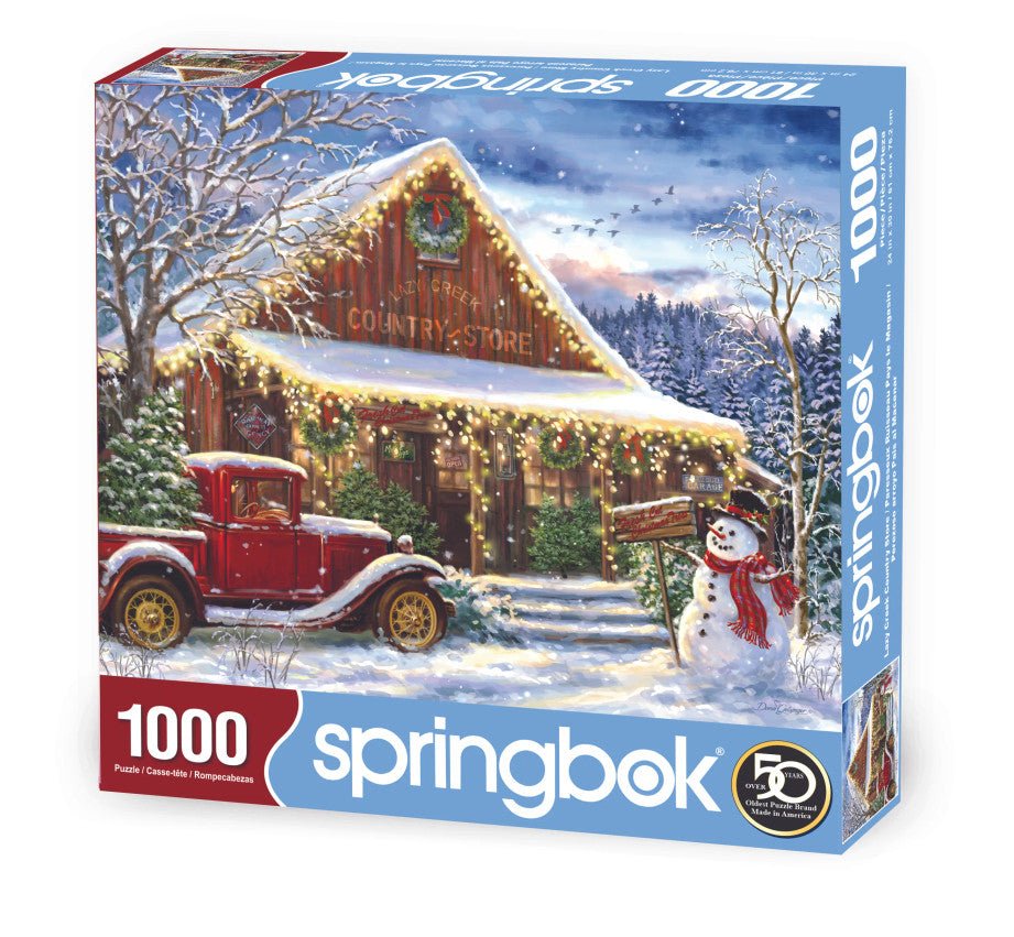 Lazy Creek Country Store 1000 Piece Jigsaw Puzzle by Springbok Puzzles - Springbok Puzzles - Jigsaw Puzzles - The Puzzle Center -