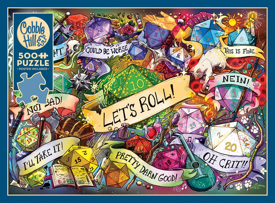 Let's Roll! 500 Piece Jigsaw Puzzle | Cobble Hill - Jigsaw Puzzles - The Puzzle Center
