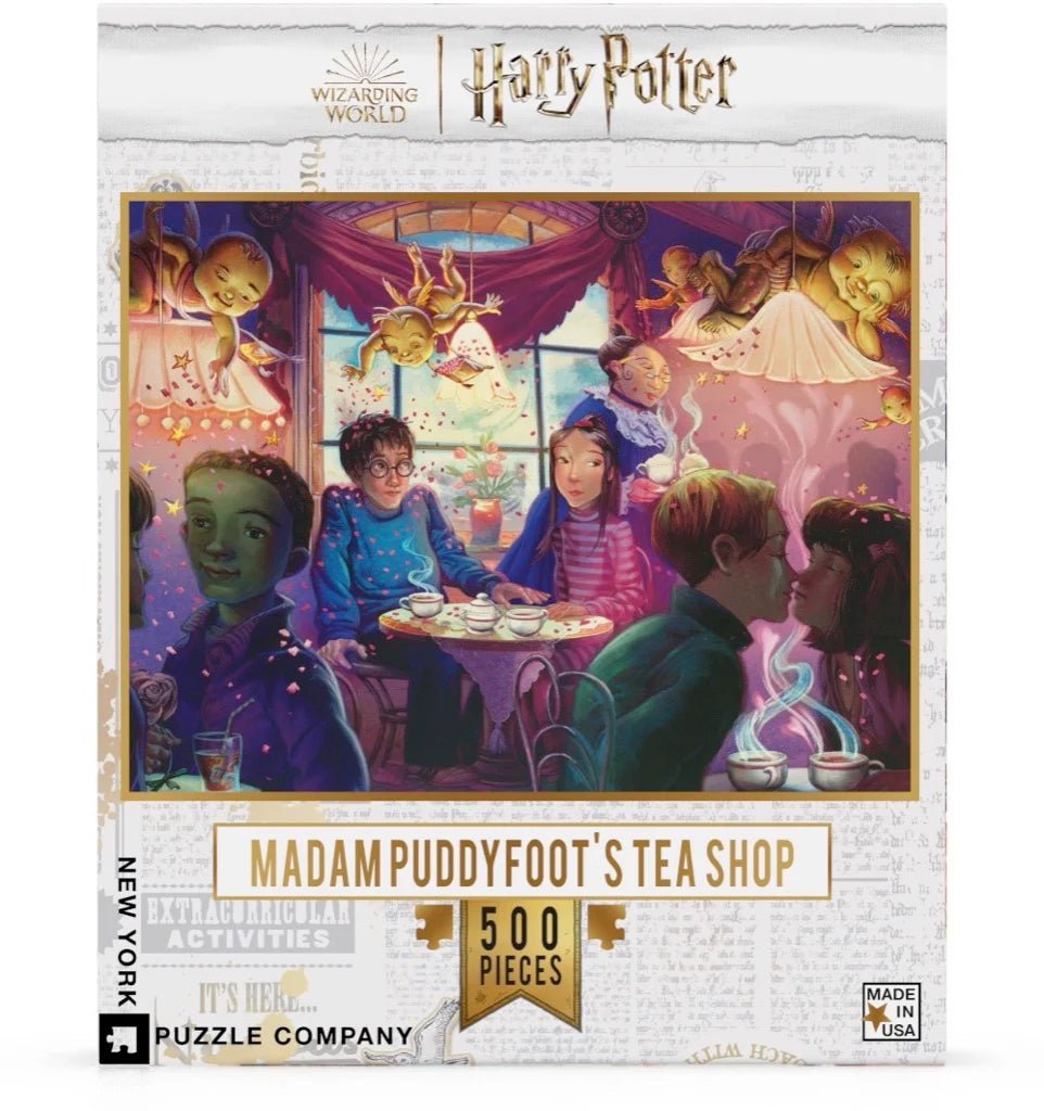 Madam Puddifoot's Tea Shop 500 Piece Jigsaw Puzzle by NY Puzzle Company - New York Puzzle Company - Jigsaw Puzzles - The Puzzle Center -