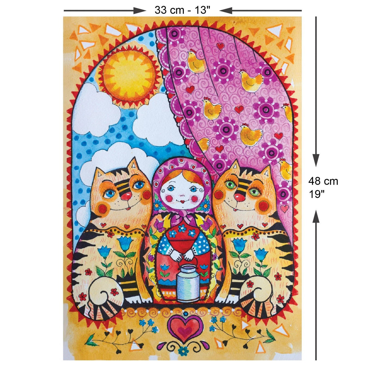 Matryoshka 500 Piece Jigsaw Puzzle | Anatolian - Jigsaw Puzzles - The Puzzle Center
