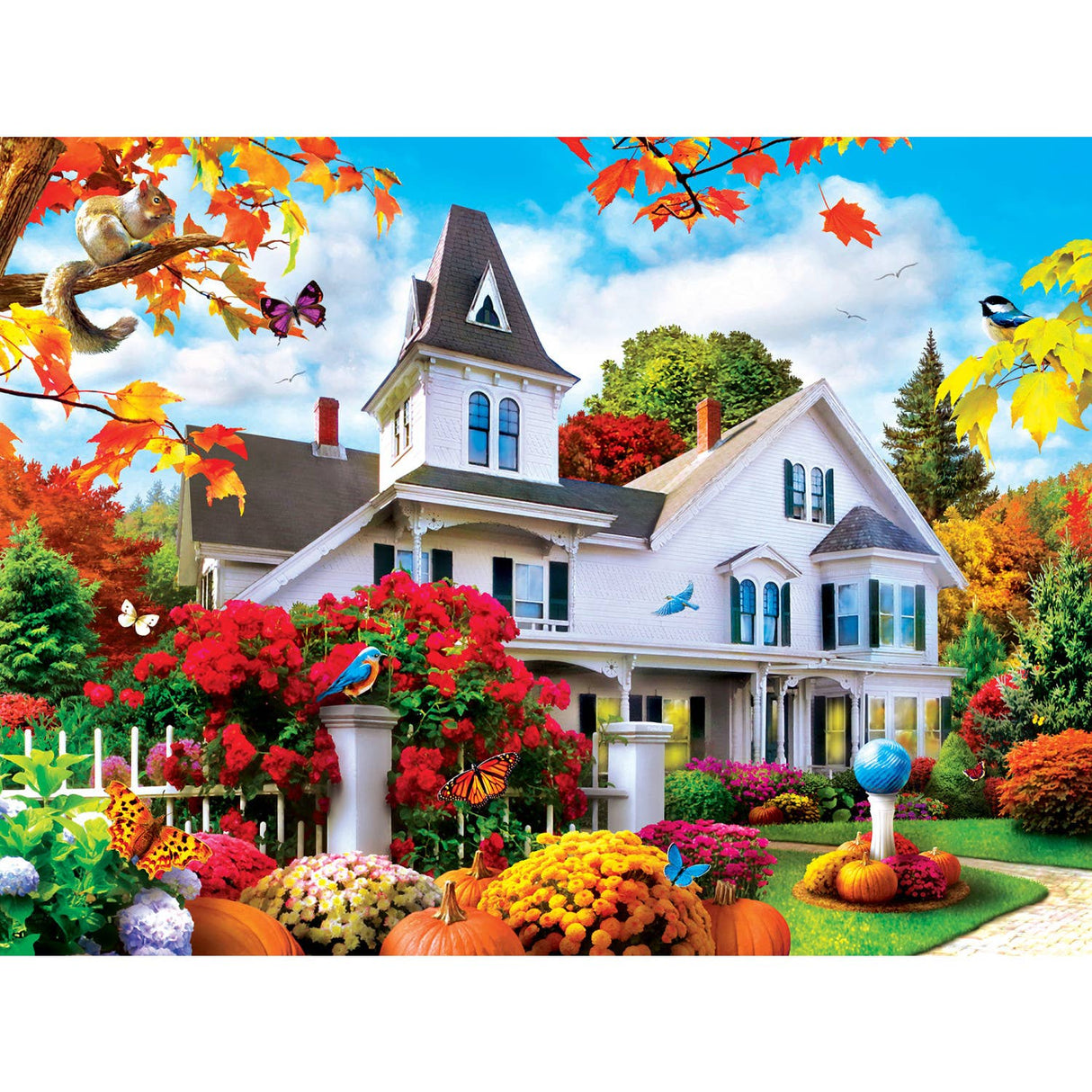 Memory Lane - October Skies 300 Piece EZ Grip Puzzle by MasterPieces - Masterpieces Puzzles - Jigsaw Puzzles - The Puzzle Center -