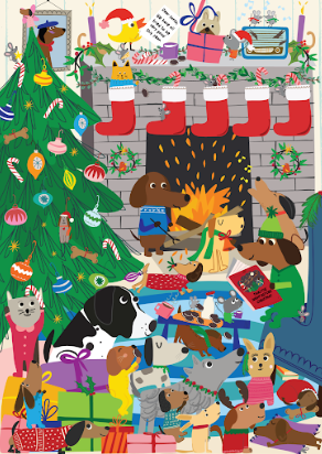 Merry Barkmas 250 Piece Jigsaw Puzzle | Villager - Jigsaw Puzzles - The Puzzle Center