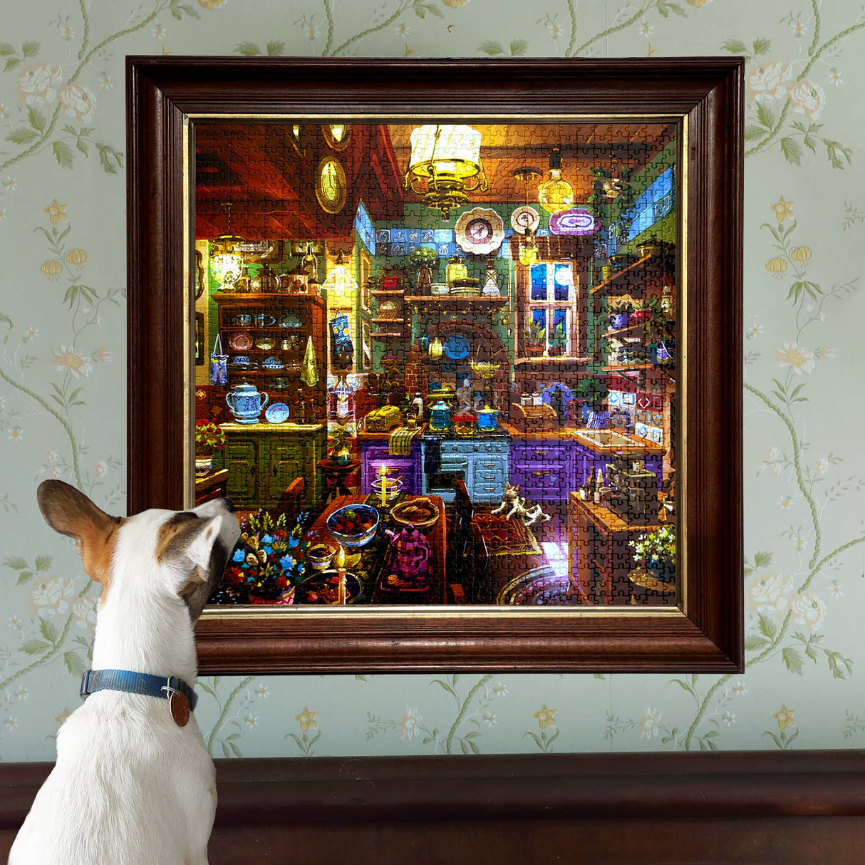 Midnight Kitchen 1000 Piece Jigsaw Puzzle | eeBoo - Jigsaw Puzzles - The Puzzle Center