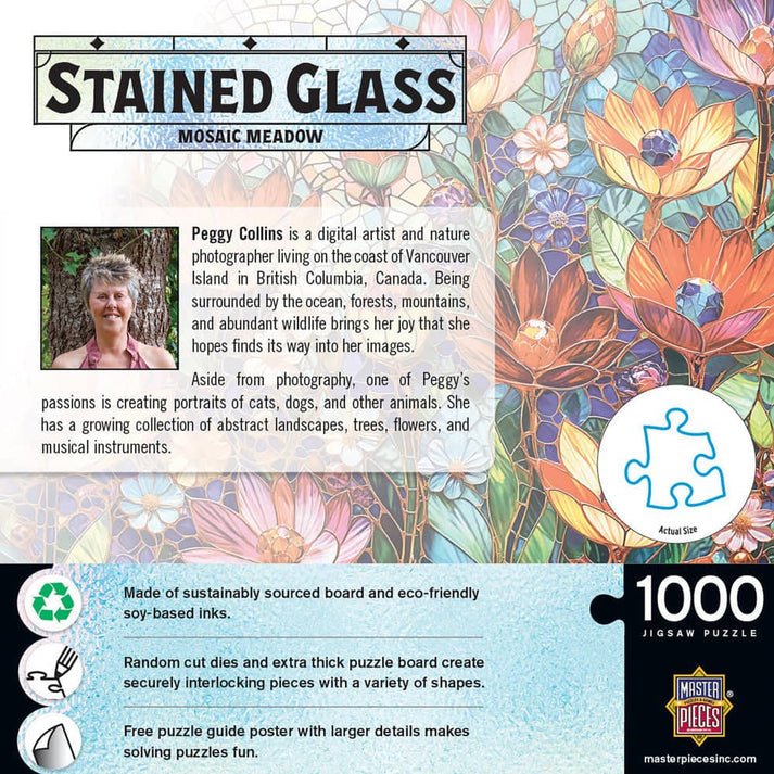 Mosaic Meadow 1000 Piece Jigsaw Puzzle | Masterpieces - Jigsaw Puzzles - The Puzzle Center