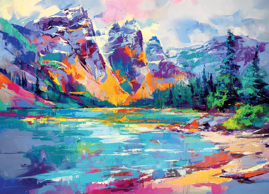 Mountain Lake 1000 Piece Jigsaw Puzzle | Cobble Hill - Jigsaw Puzzles - The Puzzle Center