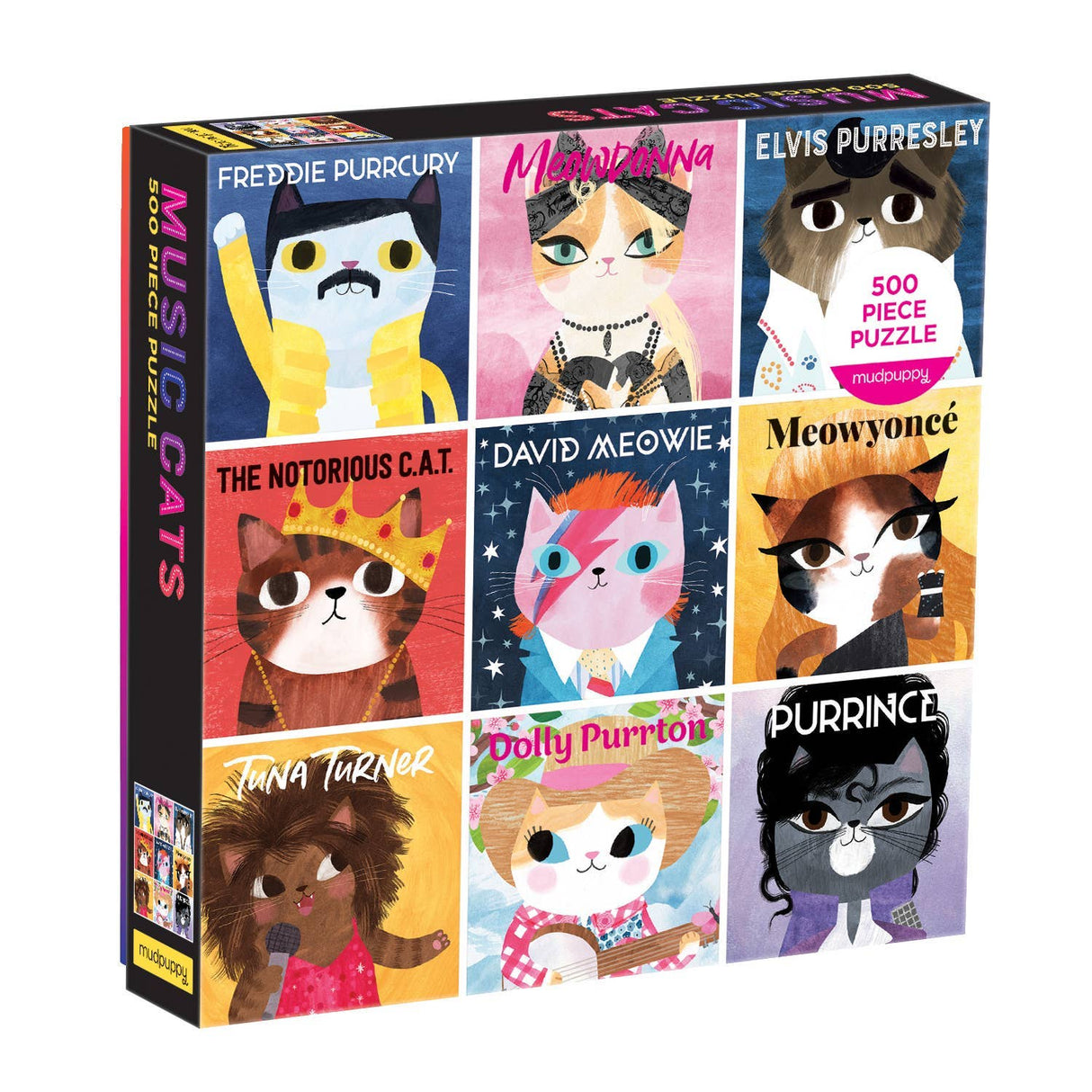 Music Cats 500 Piece Family Puzzle by Mudpuppy - Mudpuppy - Jigsaw Puzzles - The Puzzle Center -