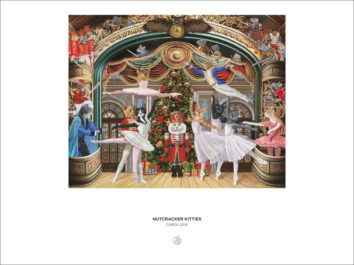 Nutcracker Kitties 1000 Piece Jigsaw Puzzle | Pomegranate - Jigsaw Puzzles - The Puzzle Center
