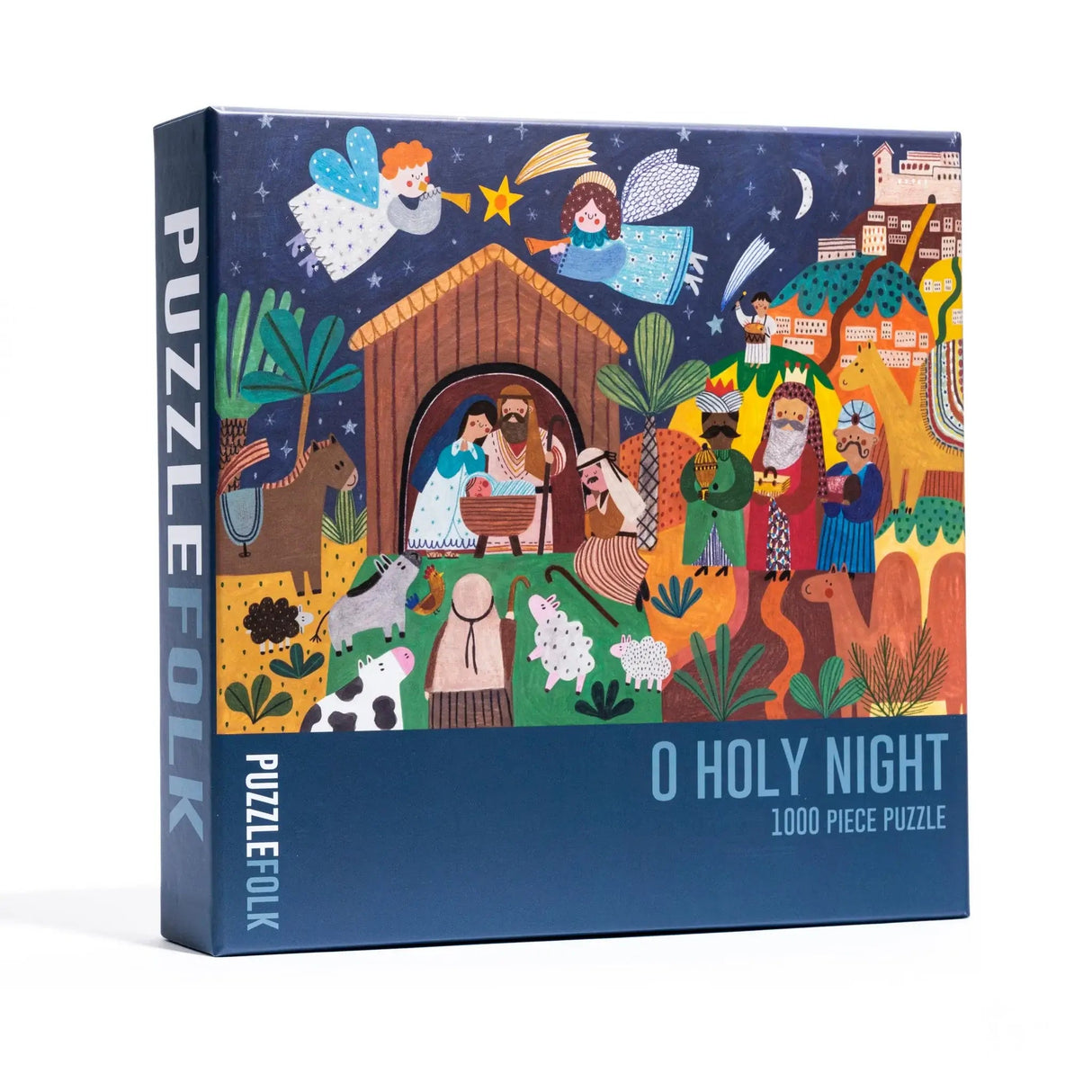 O Holy Night 1000 Piece Nativity Puzzle by Puzzlefolk - Puzzlefolk - Jigsaw Puzzles - The Puzzle Center -