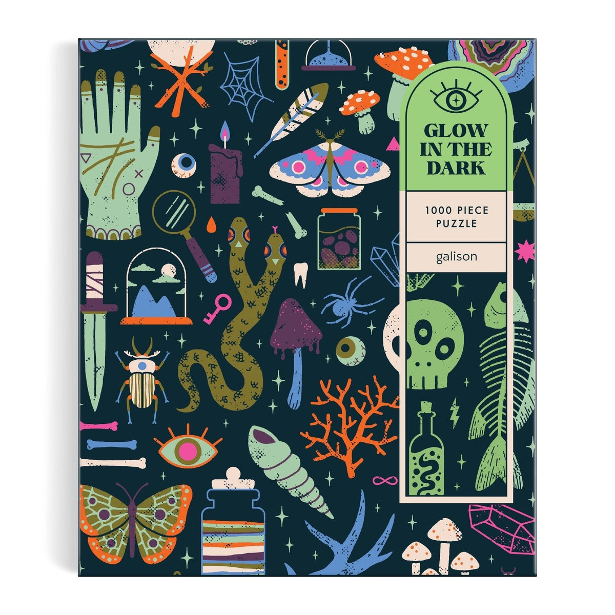 Occult and Curious 1000 Piece Glow in the Dark Puzzle | Galison - Jigsaw Puzzles - The Puzzle Center