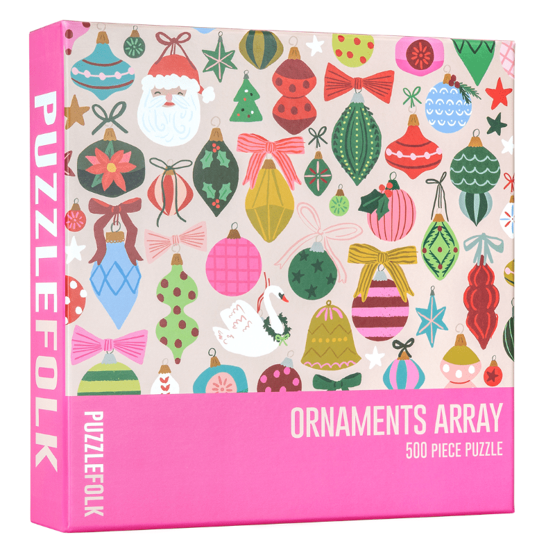Ornaments Array 500 Piece Jigsaw Puzzle | Puzzlefolk - Jigsaw Puzzle - The Puzzle Center
