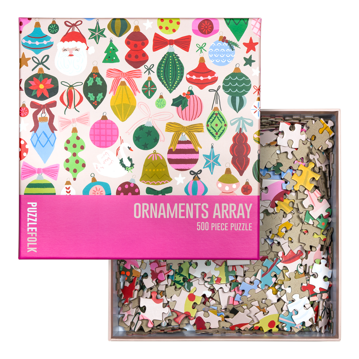 Ornaments Array 500 Piece Jigsaw Puzzle | Puzzlefolk - Jigsaw Puzzle - The Puzzle Center