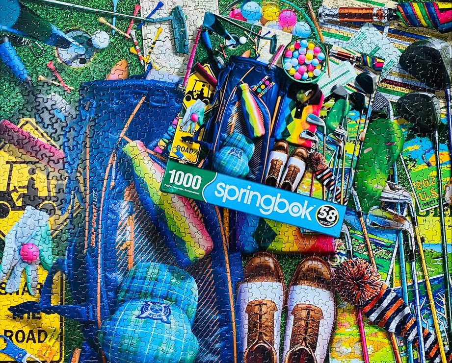 Par For The Course 1000 Piece Jigsaw Puzzle by Springbok Puzzles - Springbok Puzzles - Jigsaw Puzzles - The Puzzle Center -