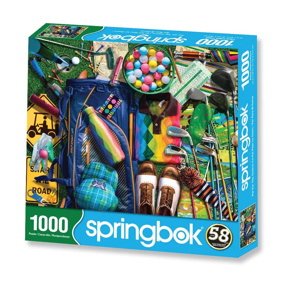 Par For The Course 1000 Piece Jigsaw Puzzle by Springbok Puzzles - Springbok Puzzles - Jigsaw Puzzles - The Puzzle Center -