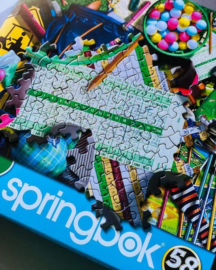 Par For The Course 1000 Piece Jigsaw Puzzle by Springbok Puzzles - Springbok Puzzles - Jigsaw Puzzles - The Puzzle Center -