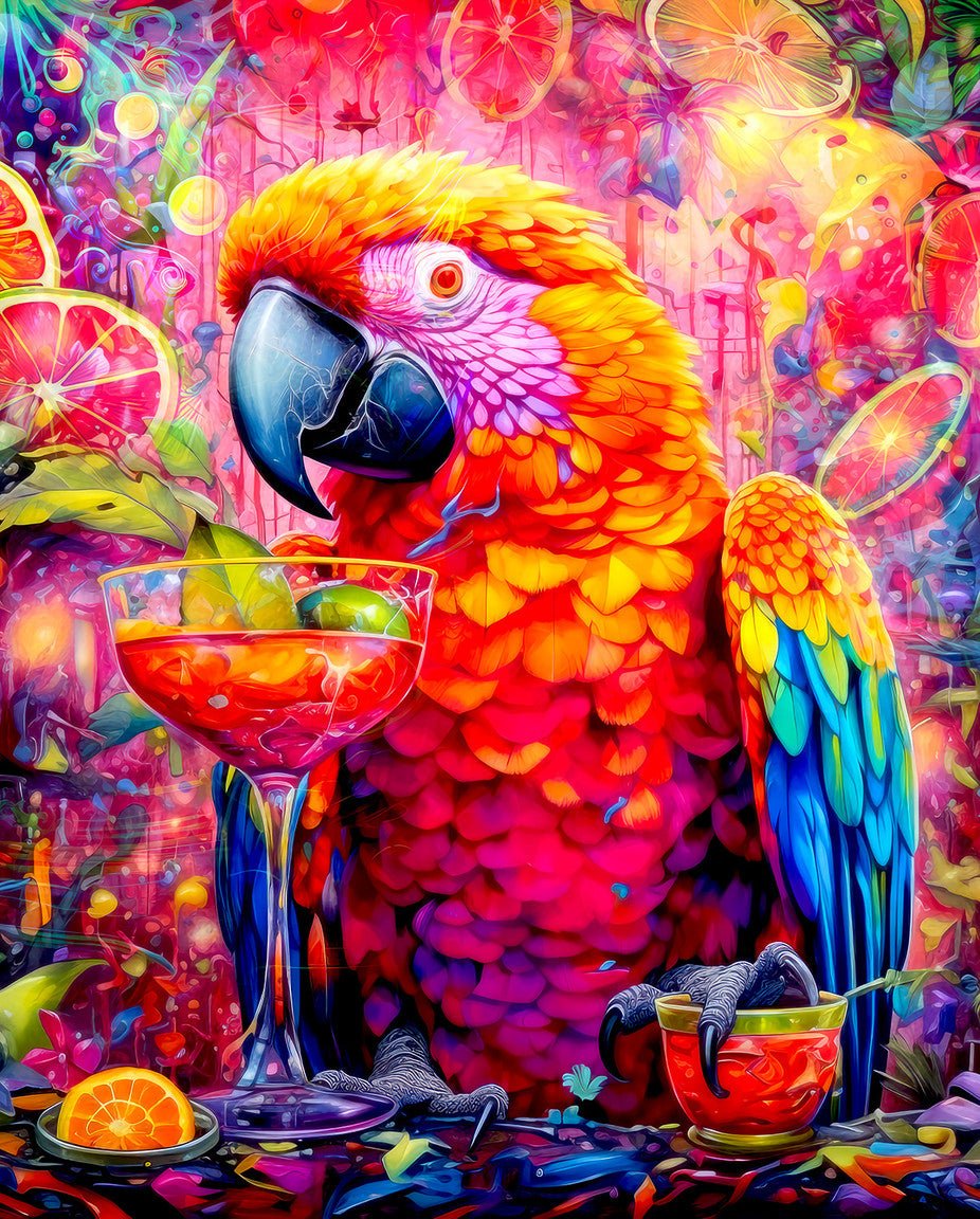 Paradise Parrot 1000 Piece Jigsaw Puzzle by Springbok Puzzles - Springbok Puzzles - Jigsaw Puzzles - The Puzzle Center -