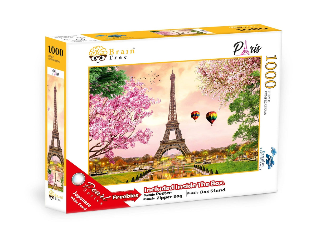 Paris Jigsaw Puzzle 1000 Piece by Brain Tree Games - Elegant & Creative - Brain Tree Games LLC - Jigsaw Puzzles - The Puzzle Center -