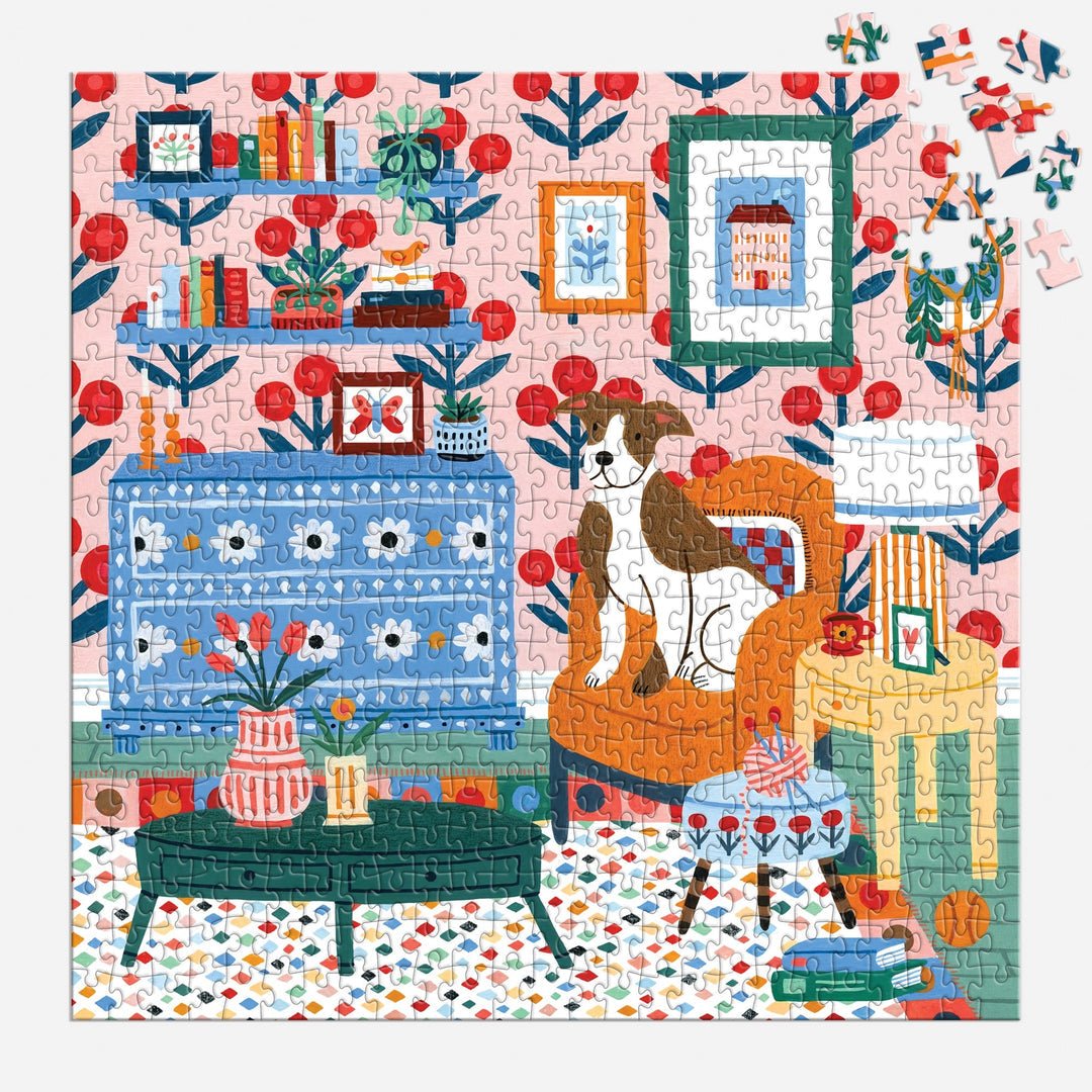 Pattern & Petal 500 Piece Jigsaw Puzzle | Galison - Jigsaw Puzzles - The Puzzle Center