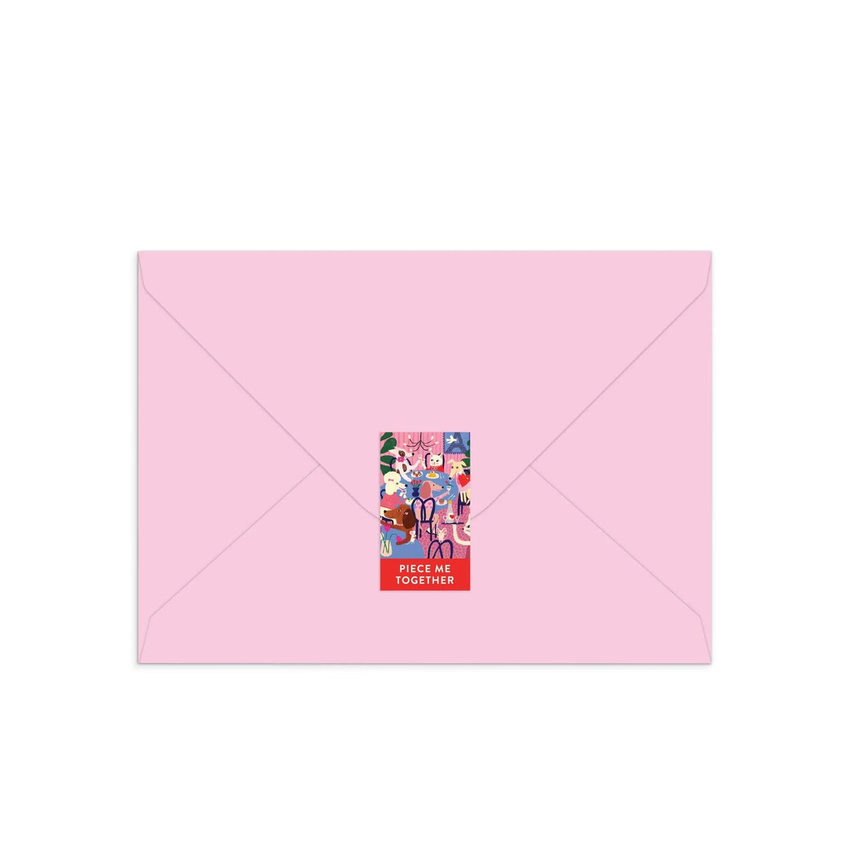 Paws for Love 60 Piece Greeting Card Puzzle | Galison - Greeting Card Puzzle - The Puzzle Center
