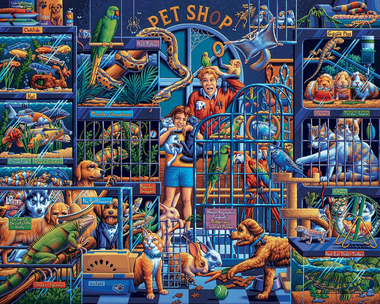 Pet Shop 300 Piece Jigsaw Puzzle by Dowdle - Dowdle - Jigsaw Puzzles - The Puzzle Center -