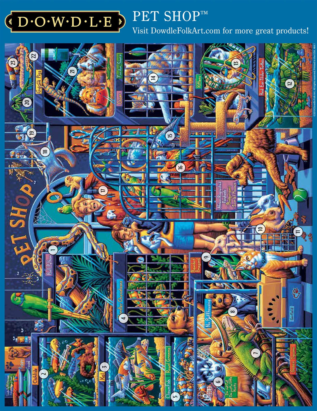 Pet Shop 300 Piece Jigsaw Puzzle by Dowdle - Dowdle - Jigsaw Puzzles - The Puzzle Center -