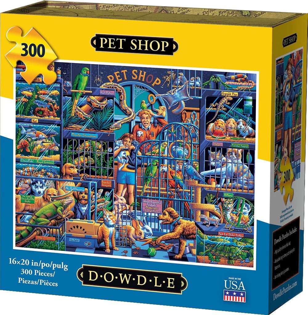 Pet Shop 300 Piece Jigsaw Puzzle by Dowdle - Dowdle - Jigsaw Puzzles - The Puzzle Center -