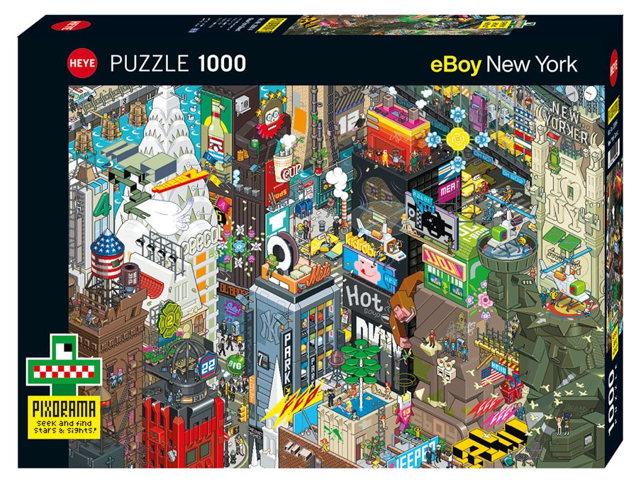 Pixorama / New York Quest 1000 Piece Jigsaw Puzzle | Heye - Jigsaw Puzzles - The Puzzle Center