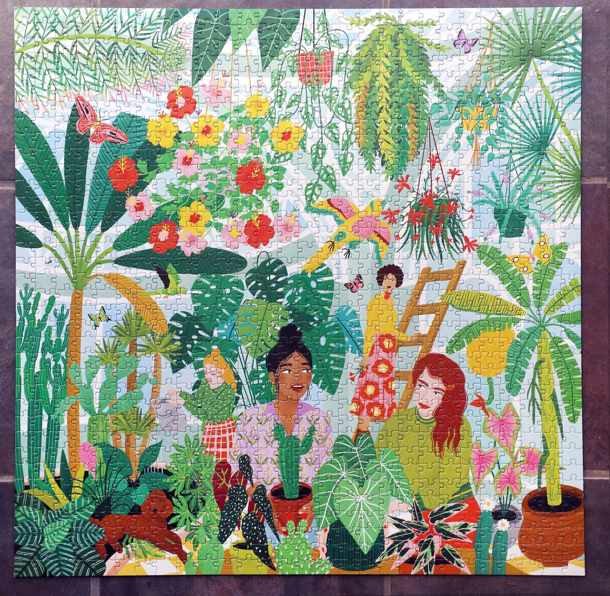 Plant Ladies 1000 Piece Puzzle by eeBoo - eeBoo - Jigsaw Puzzles - The Puzzle Center -