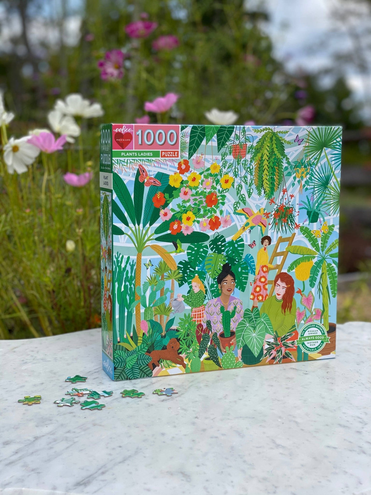 Plant Ladies 1000 Piece Puzzle by eeBoo - eeBoo - Jigsaw Puzzles - The Puzzle Center -