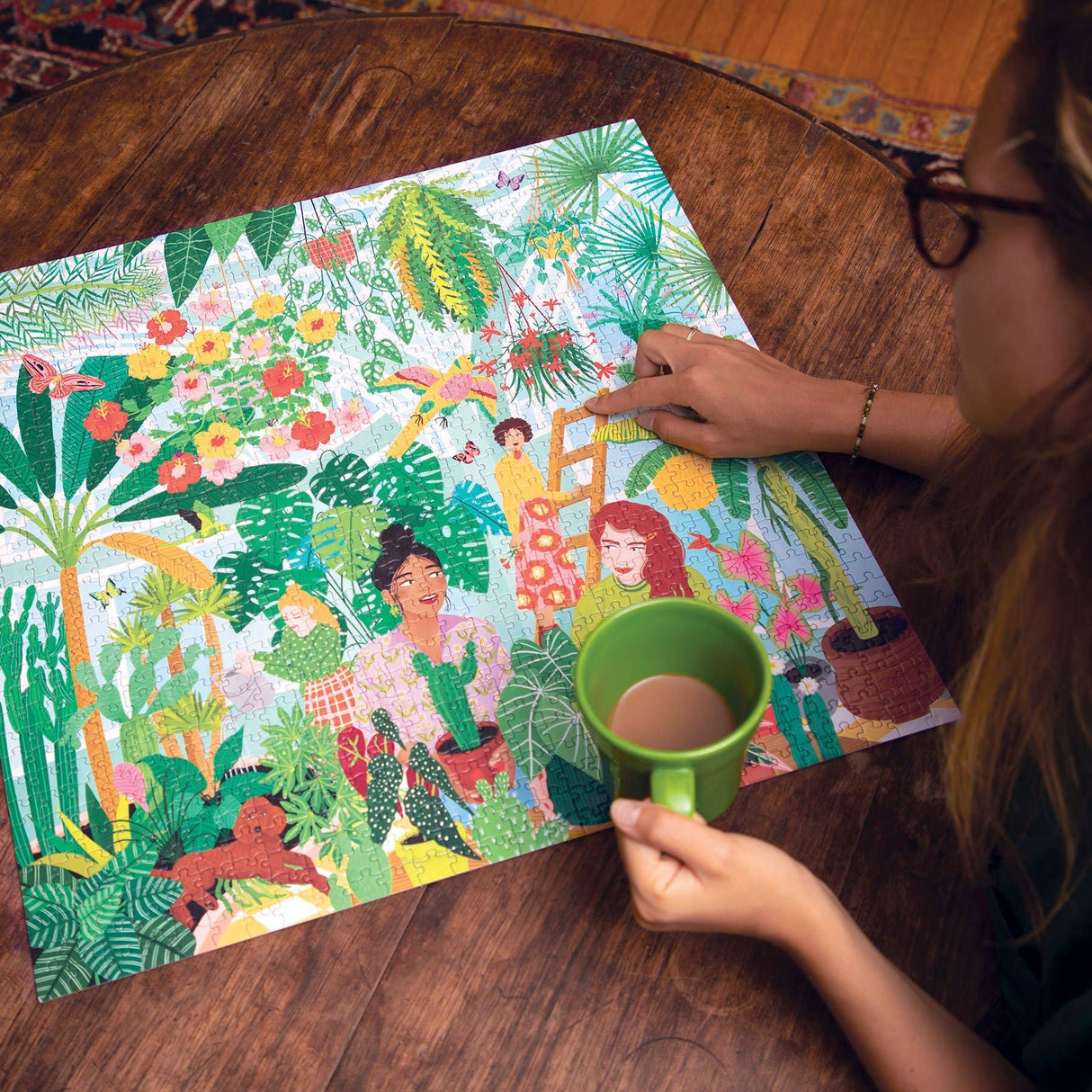Plant Ladies 1000 Piece Puzzle by eeBoo - eeBoo - Jigsaw Puzzles - The Puzzle Center -