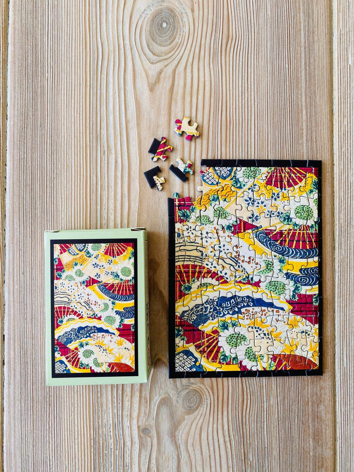 Pleated Fans 99 Piece Jigsaw Puzzle | Penny Puzzle - Jigsaw Puzzles - The Puzzle Center