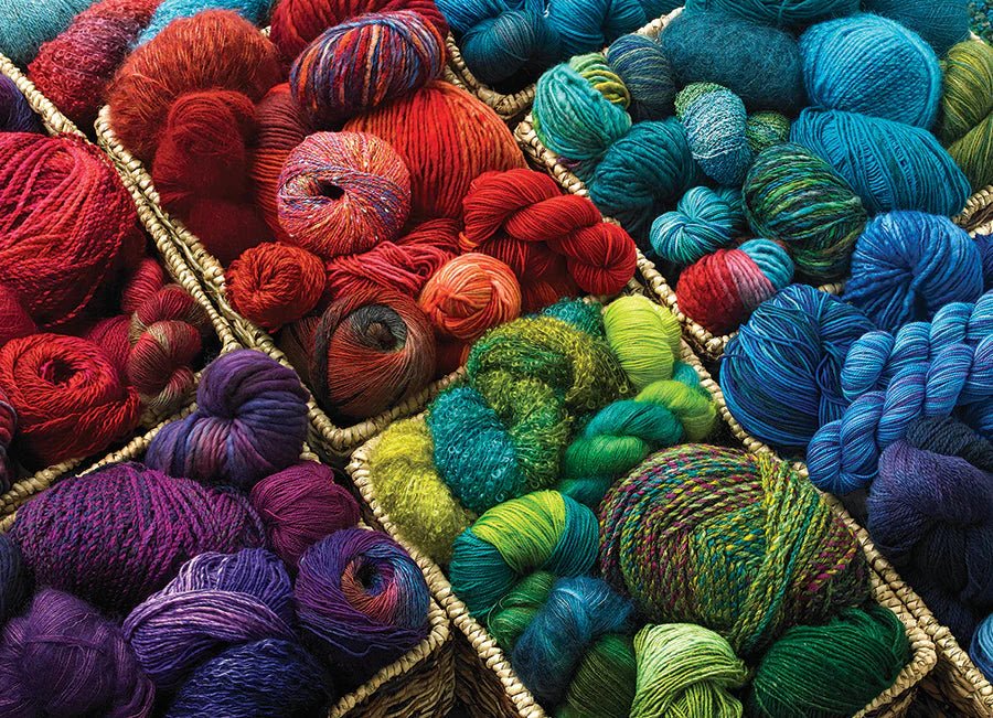 Plenty of Yarn 1000 Piece Jigsaw Puzzle | Cobble Hill - Jigsaw Puzzles - The Puzzle Center