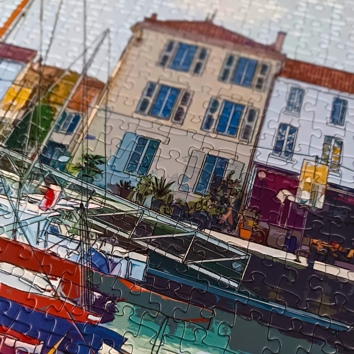 Port of La Flotte 1000 Piece Jigsaw Puzzle | Aparté - Jigsaw Puzzles - The Puzzle Center