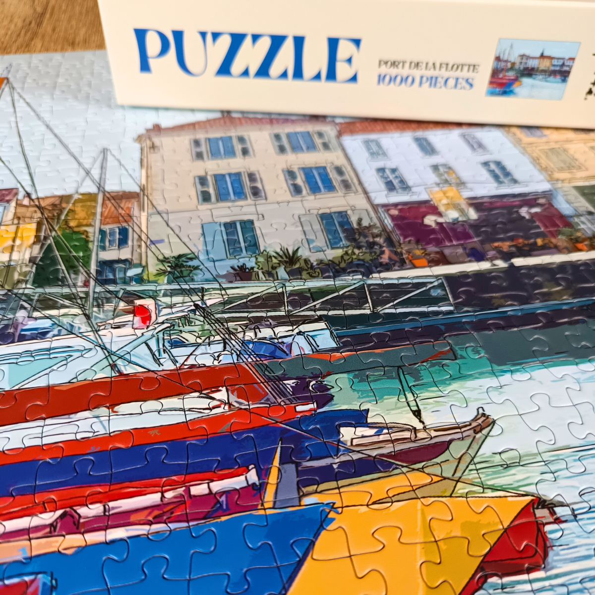 Port of La Flotte 1000 Piece Jigsaw Puzzle | Aparté - Jigsaw Puzzles - The Puzzle Center