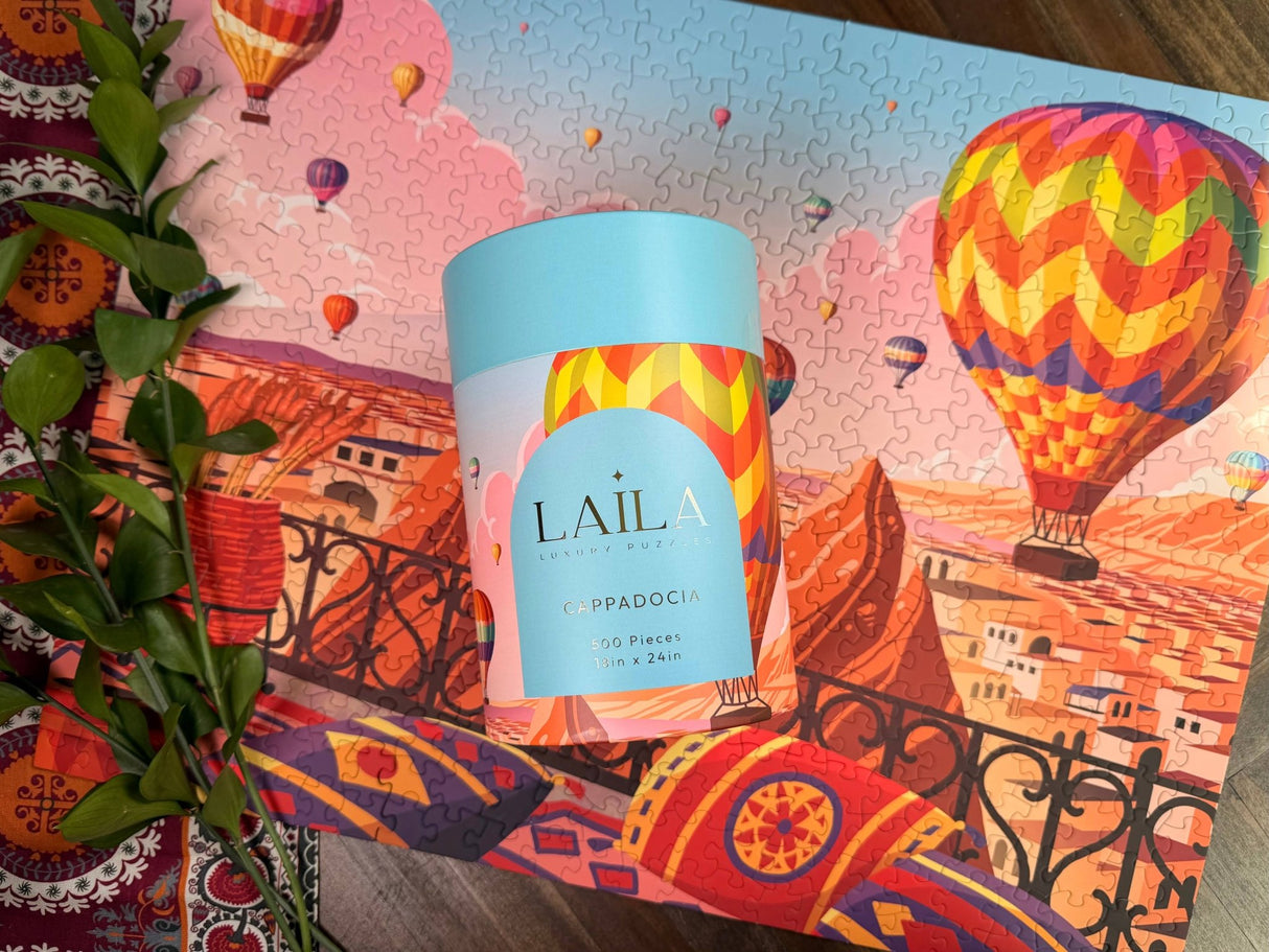 Pre - Order - Cappadocia 500 Piece Jigsaw Puzzle | Laila Luxury Puzzles - Jigsaw Puzzles - The Puzzle Center