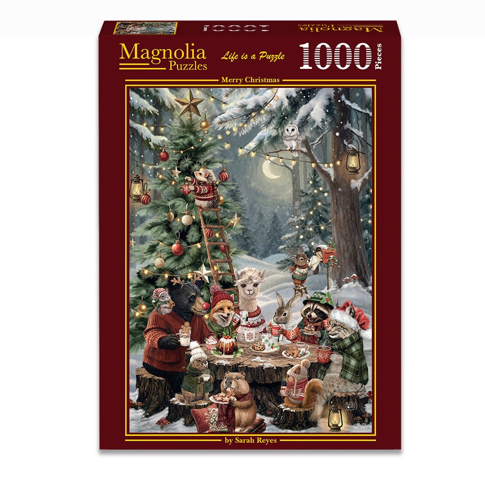 Pre-Order - Merry Christmas 1000 Piece Jigsaw Puzzle | Magnolia - Jigsaw Puzzles - The Puzzle Center